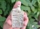 Ancient Egyptian Faience Style Amulet Of A Pharaoh: 4th - 1st Century Bc. Egyptian photo 4