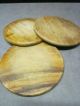 3 Matching Cutting Boards - Breads & Meats - Two - Sided - 10 Inches Diameter Other Antique Home & Hearth photo 1