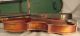 Antique German 1/4 Matthias Roller Violin Antonius Stradivarius Copy W/ Case&bow String photo 1