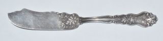 Antique Silver Plate Butter Knife Grape And Leaf Pat.  04.  10 - 06 photo
