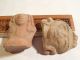 2 Mayan Ancient Artifacts Pre - Columbian Archaic Pottery Zapotec Olmec Aztec Nr The Americas photo 4