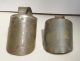 Antique Primitive Kitchenware 2 Small Tin Scoops Flour Sugar Coffee Dry Goods Primitives photo 2