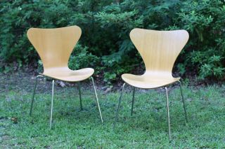 Arne Jacobsen For Fritz Hansen Series 7 Butterfly Chair Danish Denmark photo
