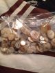 100s Of 1800s Antique Shell And Bone Buttons Other Antiquities photo 1