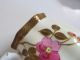 19th C E.  J.  D.  Bodley Burslem Gold & Pink Floral Painted Cup/saucer 7 8093 Ex.  Cnd Cups & Saucers photo 5