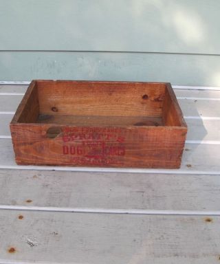 Vintage Wood Crate Advertisement 