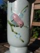 Baby Blue & Tiny Pink Birds Hull Pottery Serenade 1957 Vase 6 1/2 