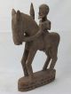 Fine African Art Dogon Equestrian,  Rider Figure Antique Collectible Tribal Art Sculptures & Statues photo 2
