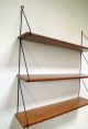 Danish Modern String Wall Ladder Shelf Modular Bookshelf Shelving Ladderax 50s Mid-Century Modernism photo 2