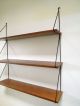 Danish Modern String Wall Ladder Shelf Modular Bookshelf Shelving Ladderax 50s Mid-Century Modernism photo 3
