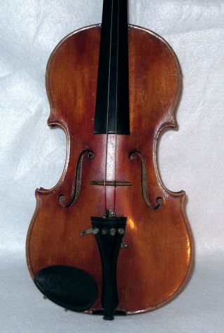 Labeled C.  1926 Heinrich Th.  Heberlein Jr.  4/4 Full Size Violin W/ Case - 