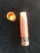 Antique Copper Cloisonne Lipstick Case Matchstick Toothpick Holder Enameled Metalware photo 1