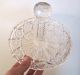 American Brilliant Rare Ohio Cut Glass Antique Fern Stick Dish Handled Bowl Abp Bowls photo 5