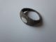Top - Roman Empire - Ancient Roman Bronze Uncleaned Ring With White Stone Roman photo 2