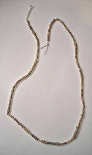 Ancient Coptic - Byzantine Era Stone Beaded Necklace 500ad Bible Archaeology photo