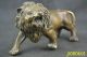 China Collectible Handmade Copper Carve Ferocity Lion King Noble Statue Other Antique Chinese Statues photo 1