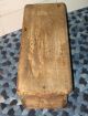 Antique Wooden Candle Box Old Dry Red Paint All Early Make - Do Cupboard Primitives photo 2