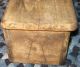 Antique Wooden Candle Box Old Dry Red Paint All Early Make - Do Cupboard Primitives photo 3