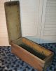 Antique Wooden Candle Box Old Dry Red Paint All Early Make - Do Cupboard Primitives photo 8