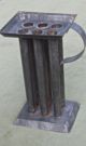 Vintage 6 - Candle Tin Mold W Handle For 8 