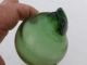 Two Japanese Glass Float - One Deformed Green Fishing Nets & Floats photo 2