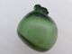 Two Japanese Glass Float - One Deformed Green Fishing Nets & Floats photo 3