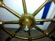 Vintage Brass Ships Steering Wheel Brown Bros & Co.  Ltd Rosebank Ironworks - Nr Wheels photo 3