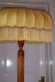 Lamp - 1930s Light Mahogany Standard Lamp 20th Century photo 1