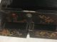 Antique Oriental Chinese Japanese Lacquer Chest Box With Gilt Bird Desig Boxes photo 3