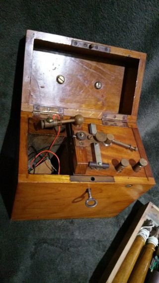 Antique Electro - Therapy Medical Electric Shock Machine photo