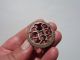 Ancient Roman Bronze Openwork Disc Brooch,  Displaying Several Axes Roman photo 3