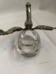 Lovely Solid Silver And Glass Swan Table Decoration/salt Circa 1930 Other Antique Sterling Silver photo 2
