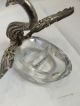 Lovely Solid Silver And Glass Swan Table Decoration/salt Circa 1930 Other Antique Sterling Silver photo 3