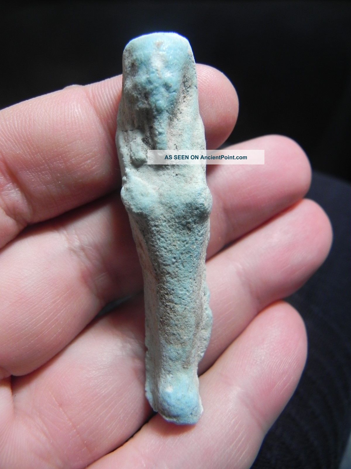 Zurqieh - 100 Guaranteed Authentic - Ancient Ushabti,  600 B.  C Egyptian photo