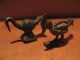 2 X Antique African Tribal Ashanti Akan Gold Weights Birds Other African Antiques photo 1