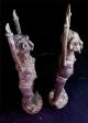 Antique Tribal Dogon Bronze Couple Mali Other African Antiques photo 3