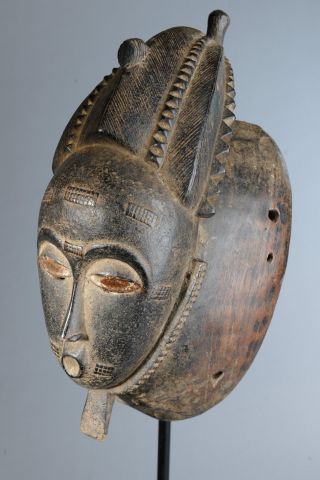 Baule Mblo Costume Mask,  Ivory Coast,  African Tribal Arts,  African Masks photo