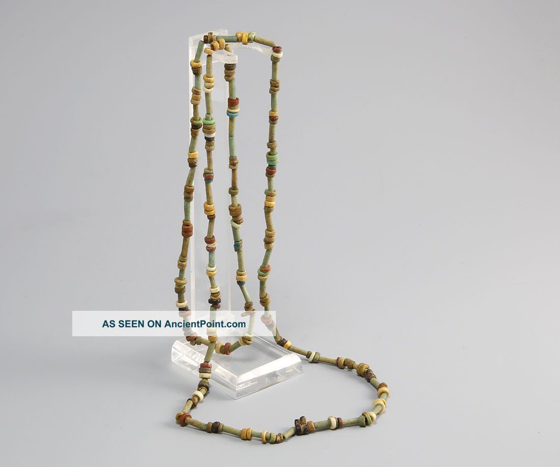 Necklace Of Egyptian Kingdom Beads Egyptian photo
