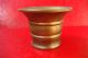 Old Antique Xix Century Hand Made Carved Bronze Mortar And Pestle No 2 Mortar & Pestles photo 2