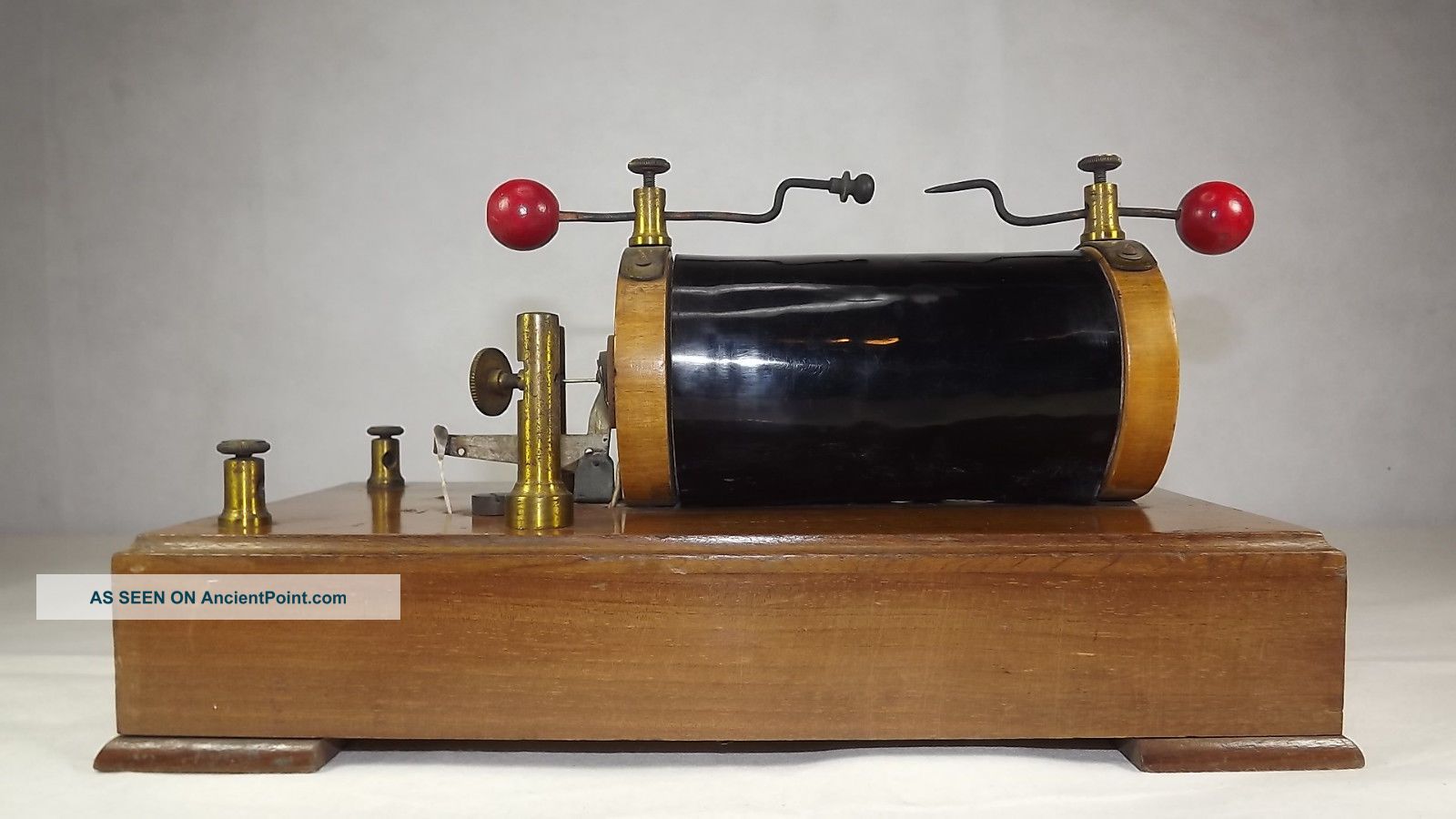 Antique 1920 German Spark Induction Coil Tesla Art Deco Industrial Steampunk Microscopes & Lab Equipment photo