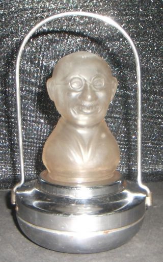 Antique Vintage Mahatma Gandhi Lantern / Torch,  Patent: Made In Japan,  Rare One photo