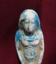 Ancient Egyptian Blue Ushabti Of Isis Egyptian photo 1