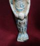 Ancient Egyptian Blue Ushabti Of Isis Egyptian photo 2