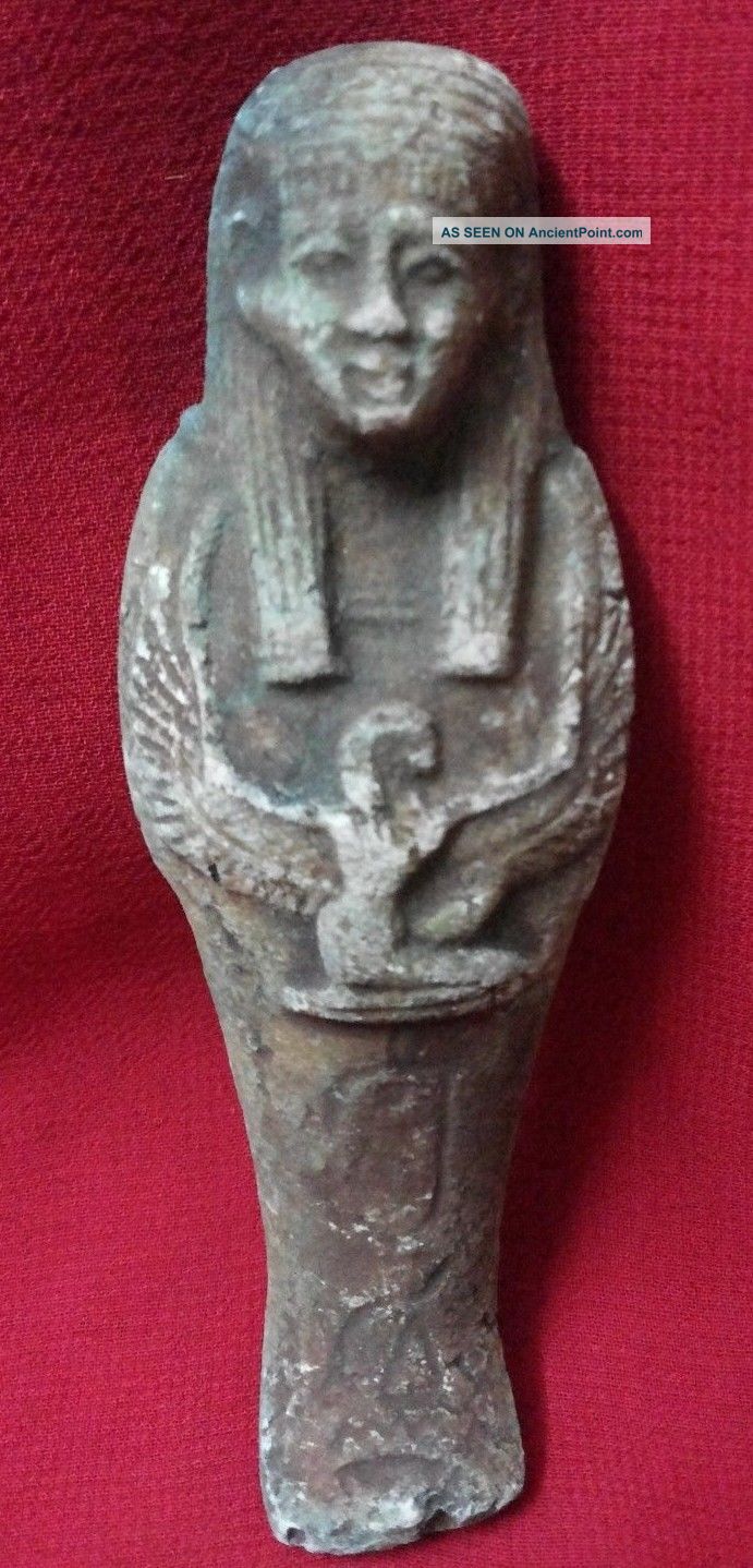 Ancient Egyptian Green Ushabti Egyptian photo