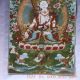 Tibetan Nepal Silk Embroidered Thangka Tara Tibet Buddha - - White Tara Paintings & Scrolls photo 3