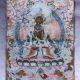 Tibetan Nepal Silk Embroidered Thangka Tara Tibet Buddha - - White Tara Paintings & Scrolls photo 5
