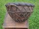 Vintage Hand Made Primitive African Tribal Metal & Rawhide Kettle Drum Other African Antiques photo 5