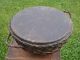 Vintage Hand Made Primitive African Tribal Metal & Rawhide Kettle Drum Other African Antiques photo 6
