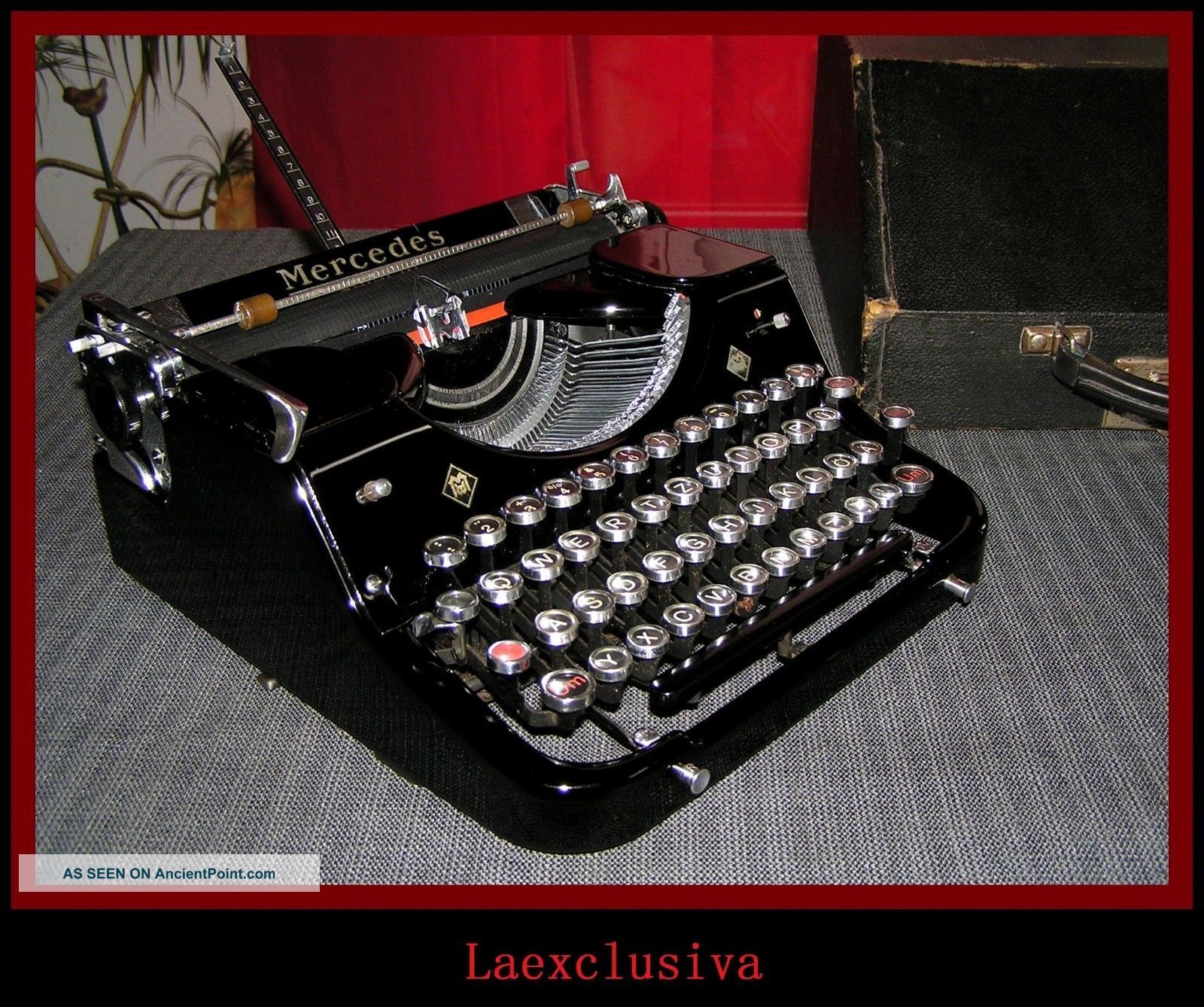 Antique mercedes typewriter #6