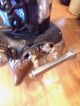 Antq.  Gas/propane Burn Parlor Stove 